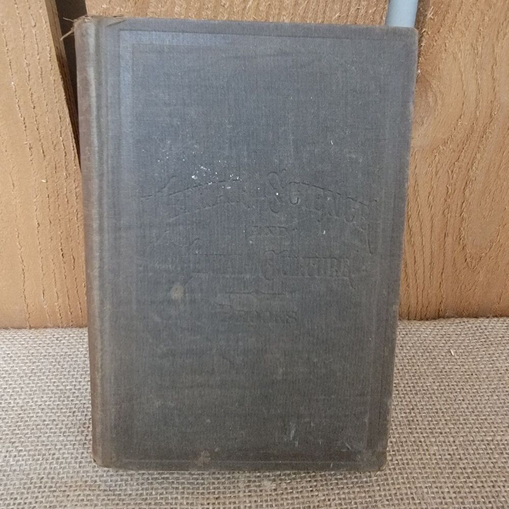 Mental Science and Methods of Mental Culture Edward Brooks 1882 Antique HC